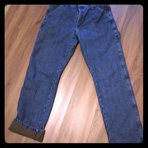 34x34 fleece lined jeans